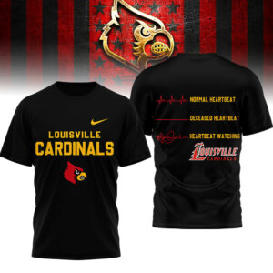 Louisville Cardinals | Premium NCAA Heartbeat of True Fan 3D Shirt TTH2105258