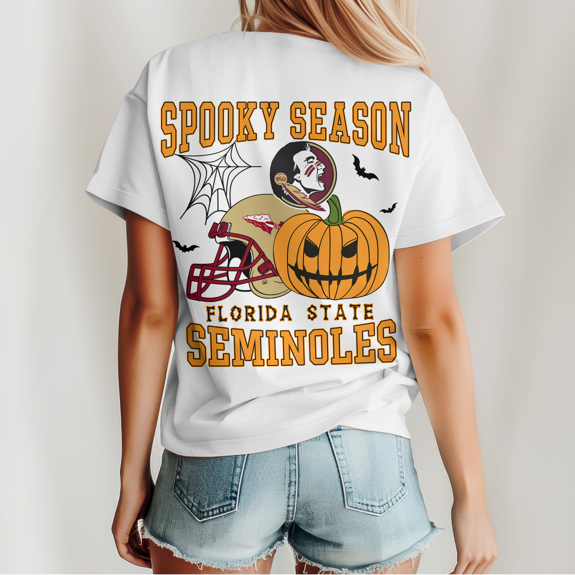 Florida State Seminoles | Premium Spooky Season Women’s Shirt TTH2105255 - Image 5