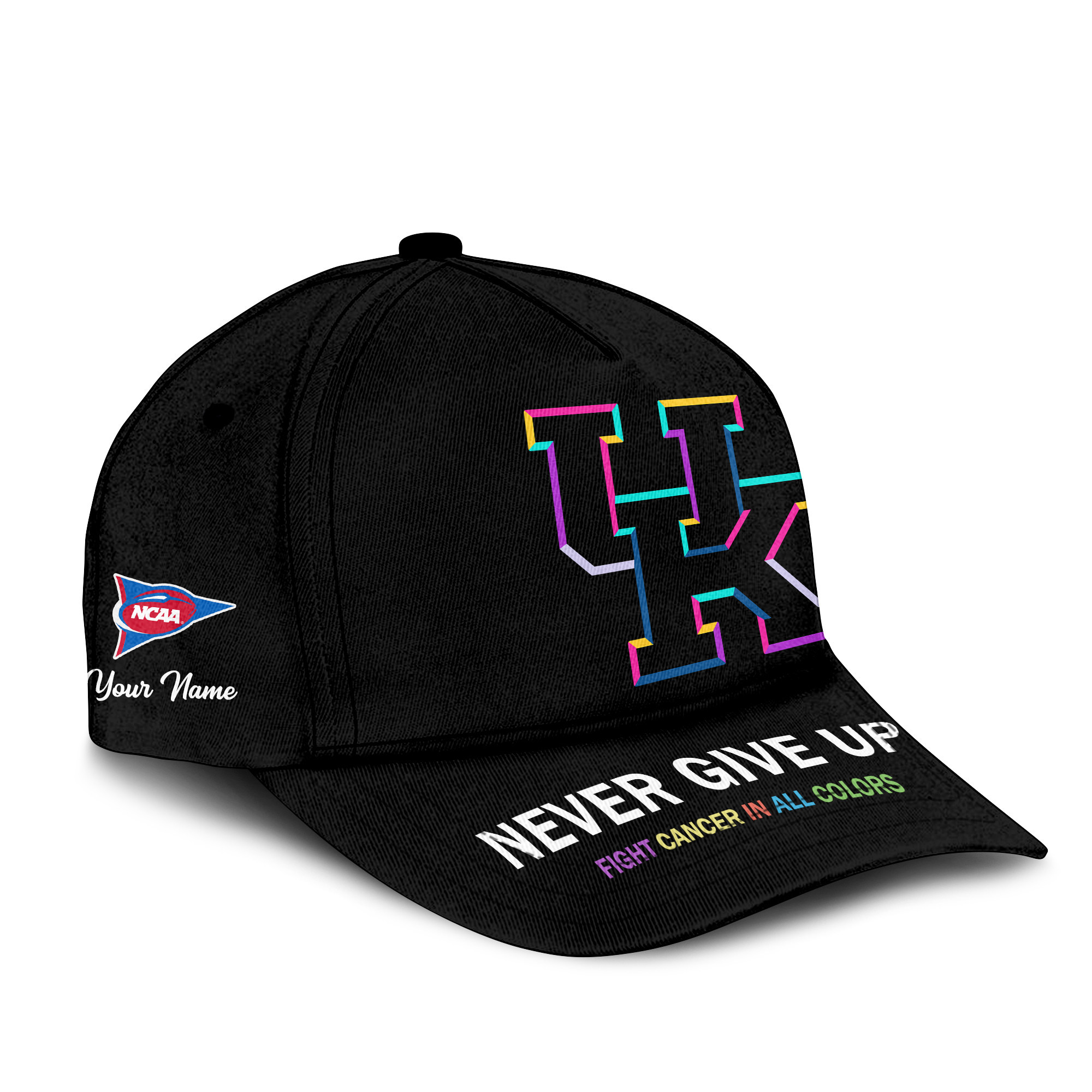 Kentucky Wildcats | Premium Classic Cap Fight Cancer In All Colors TTH2105252 - Image 3