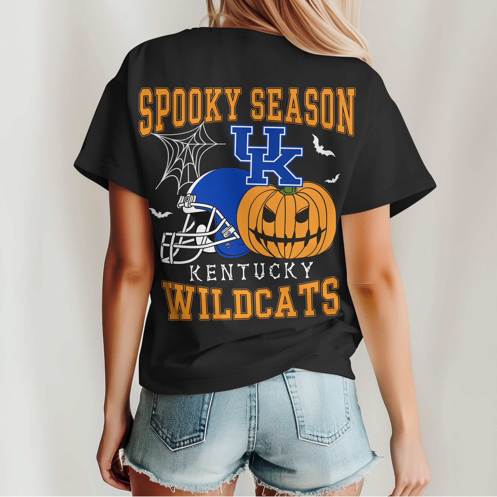 Kentucky Wildcats | Premium Spooky Season Women’s Shirt TTH2105255 - Image 2
