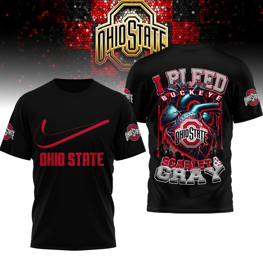 Ohio State Buckeyes | Premium NCAA I Bleed 3D Shirt TTH2105233