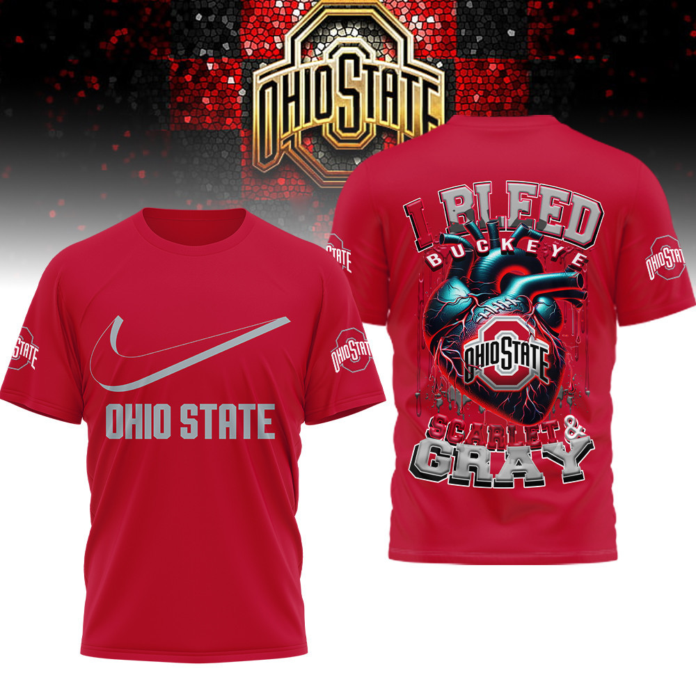 Ohio State Buckeyes | Premium NCAA I Bleed 3D Shirt TTH2105233 - Image 2