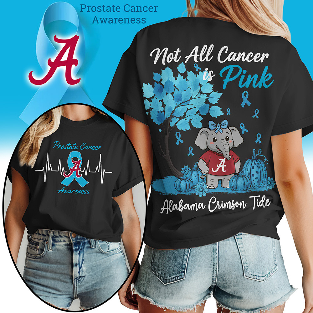 Alabama Crimson Tide | Premium NCAA Prostate Cancer Awareness Women’s Shirt TTH2105262
