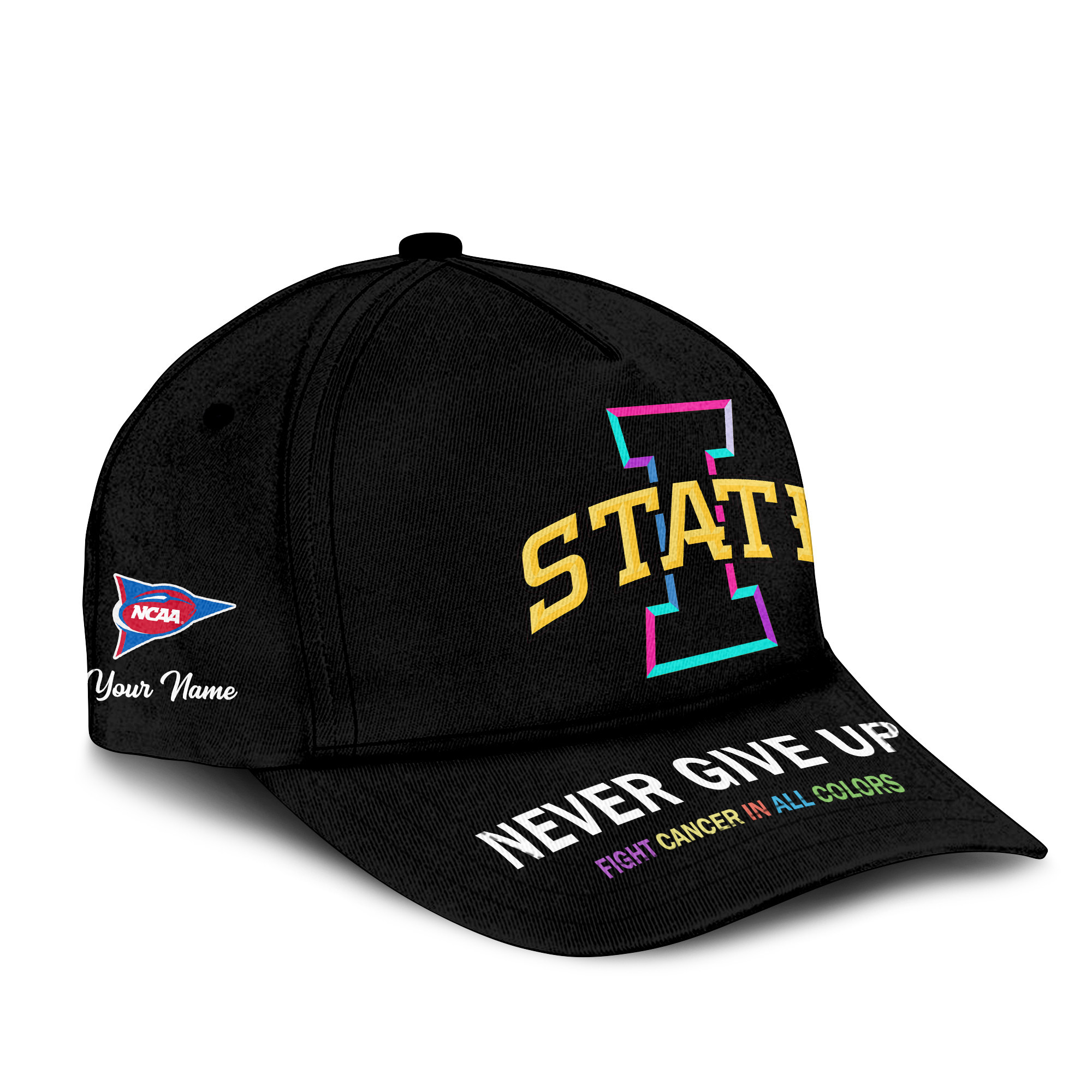 Iowa State Cyclones | Premium Classic Cap Fight Cancer In All Colors TTH2105252 - Image 3