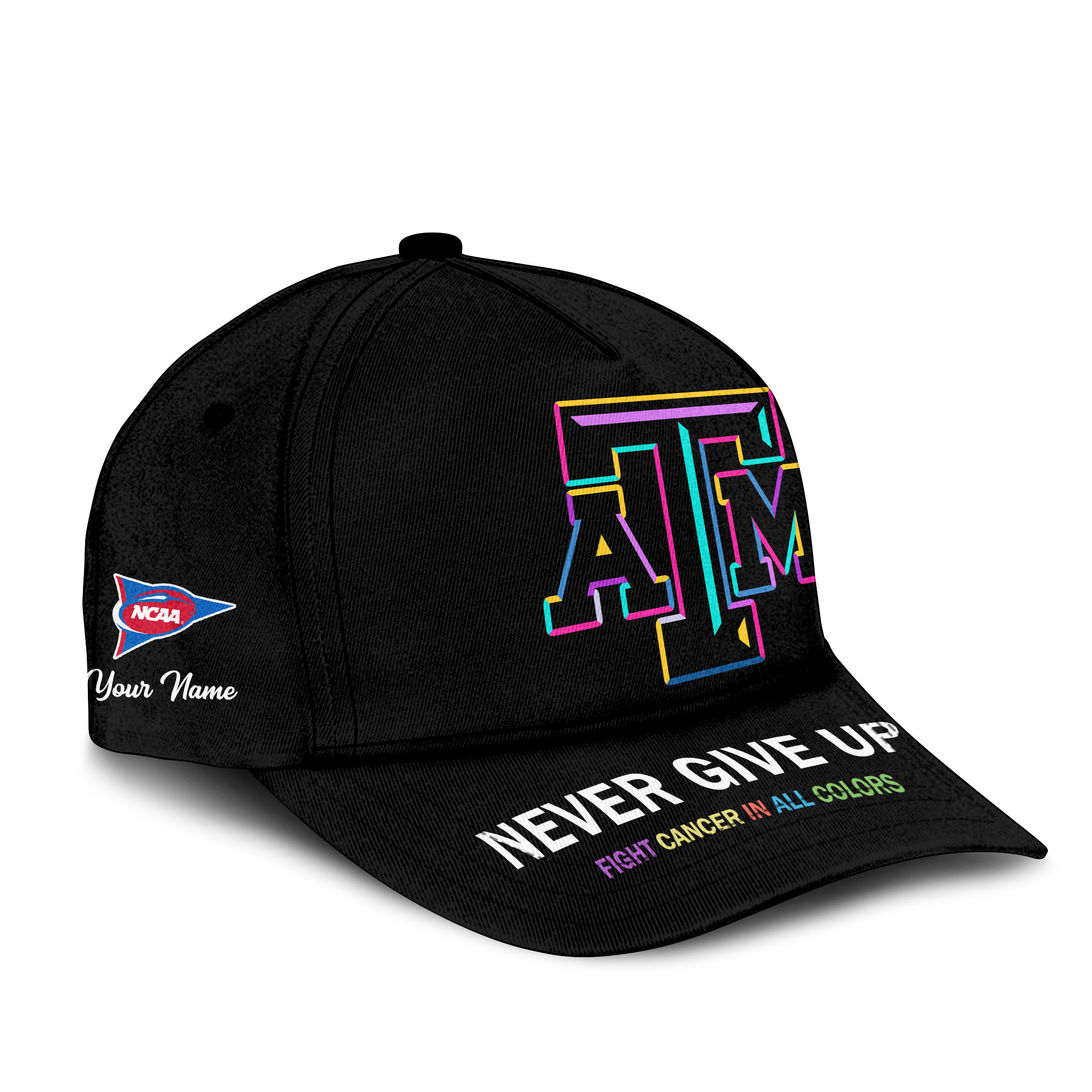 Texas A&M | Premium Classic Cap Fight Cancer In All Colors TTH2105252 - Image 3