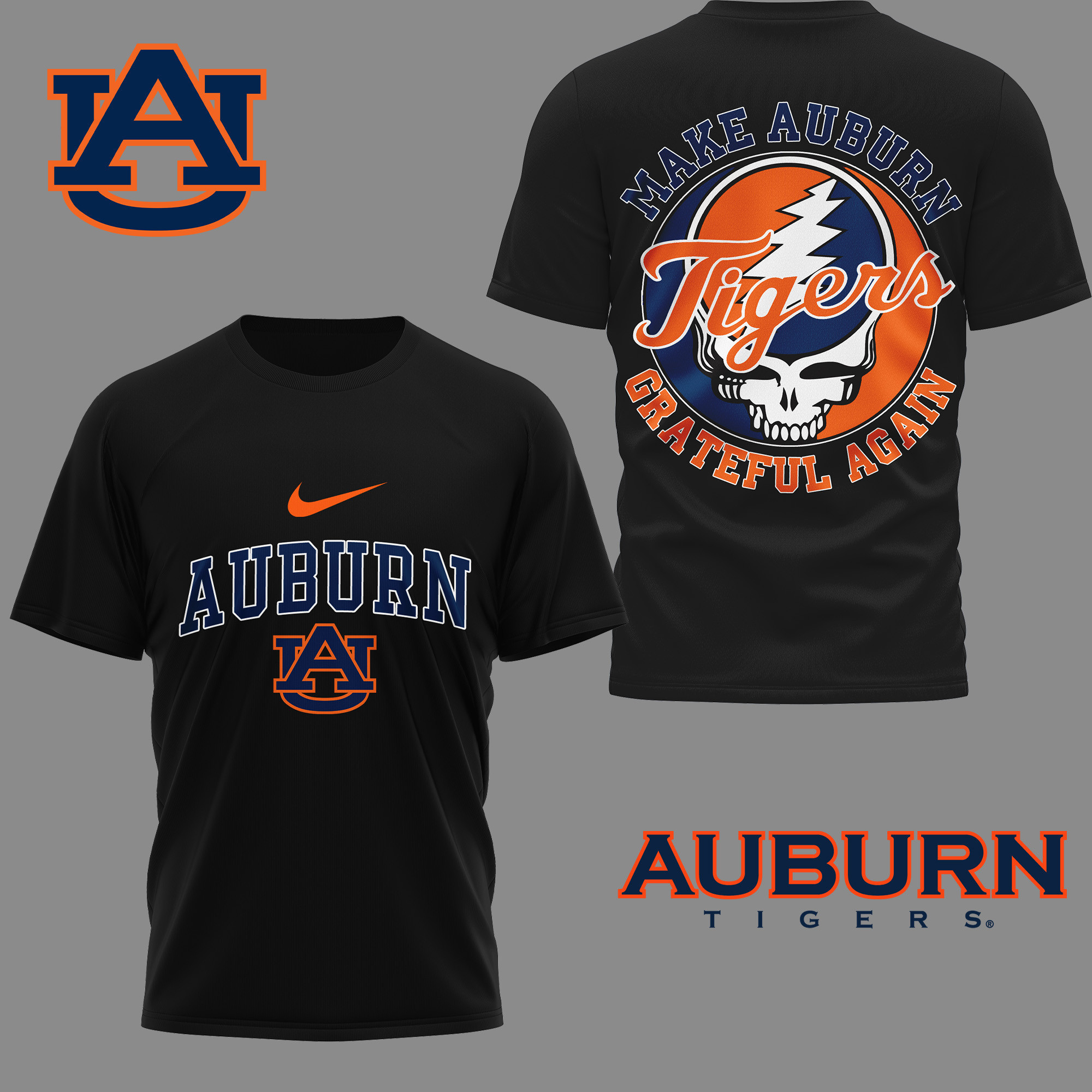 Auburn Tigers | Premium Grateful Game Day 3D Shirt TTH2105254