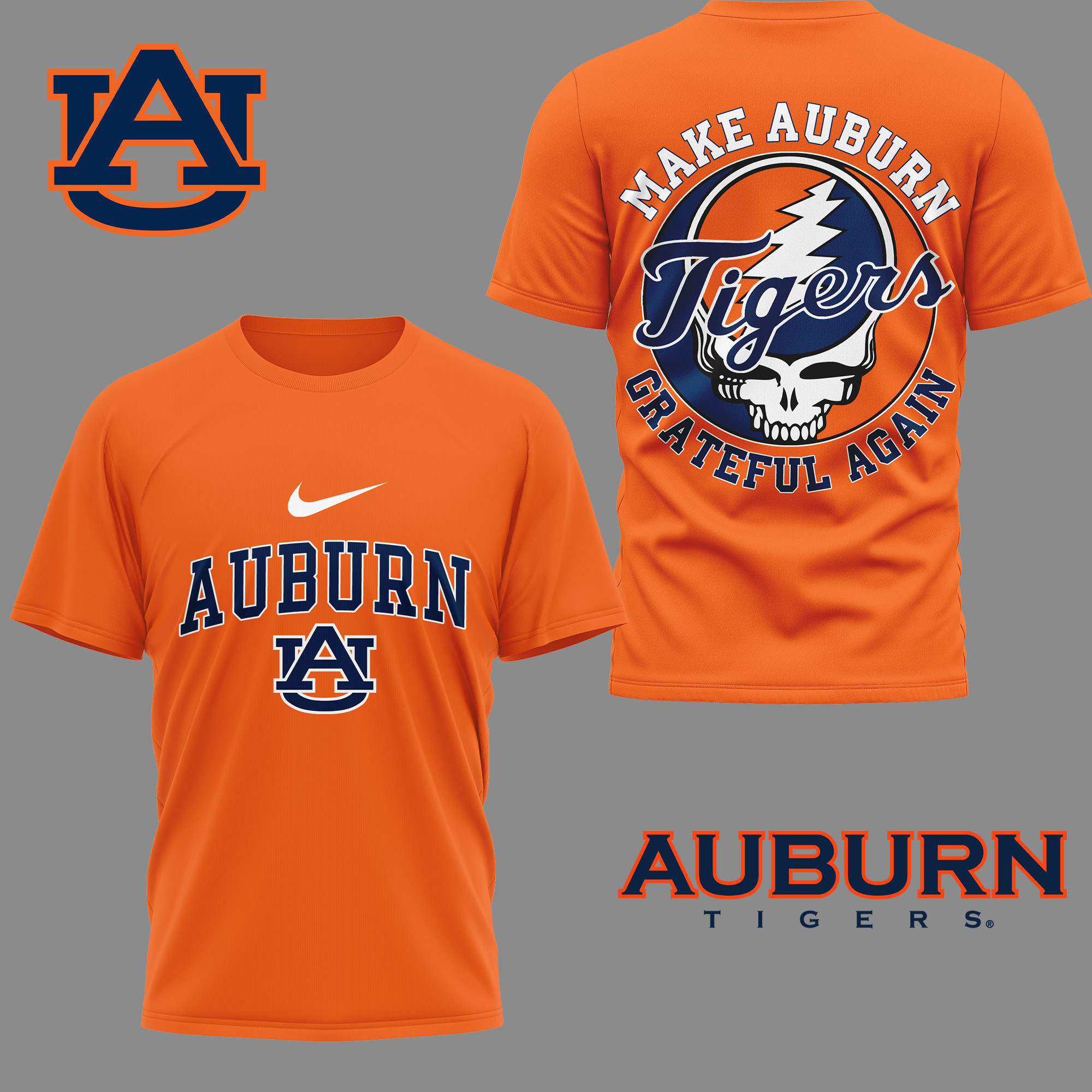 Auburn Tigers | Premium Grateful Game Day 3D Shirt TTH2105254 - Image 2