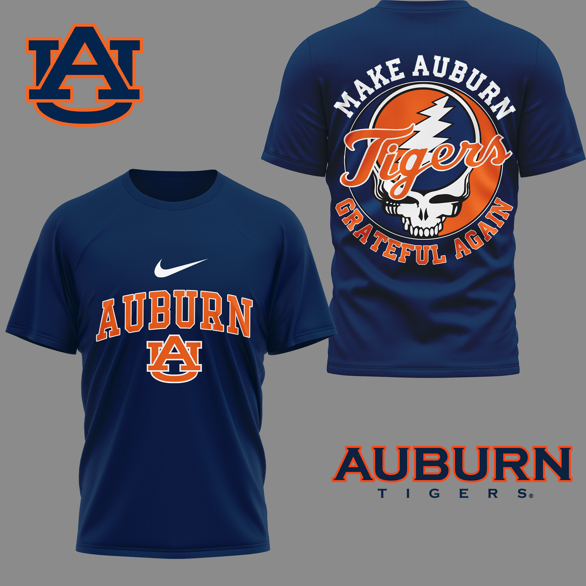 Auburn Tigers | Premium Grateful Game Day 3D Shirt TTH2105254 - Image 3
