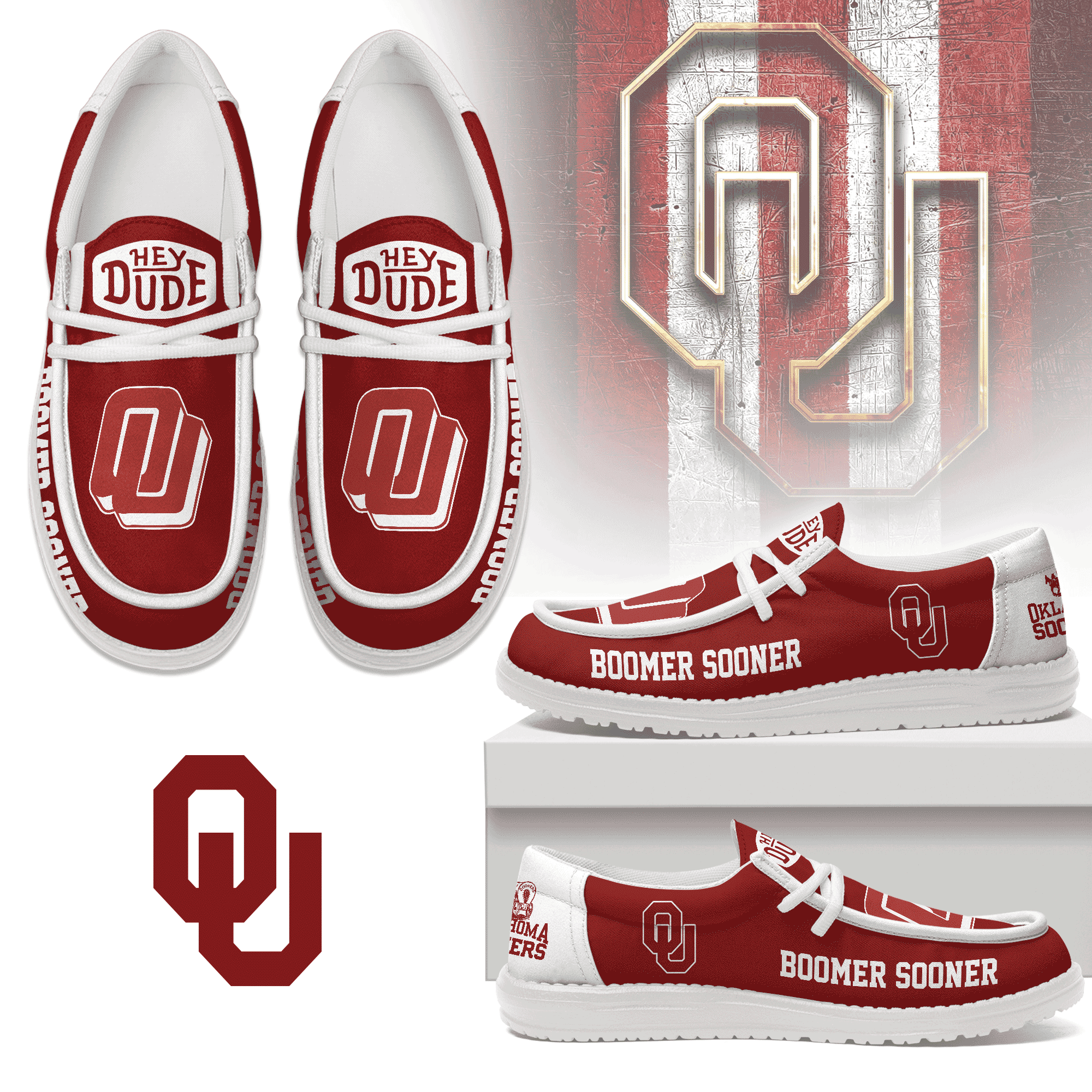 Oklahoma Sooners x Premium Limited Edition Loafer Shoes – Gift for Fans TTH190533 - Image 2