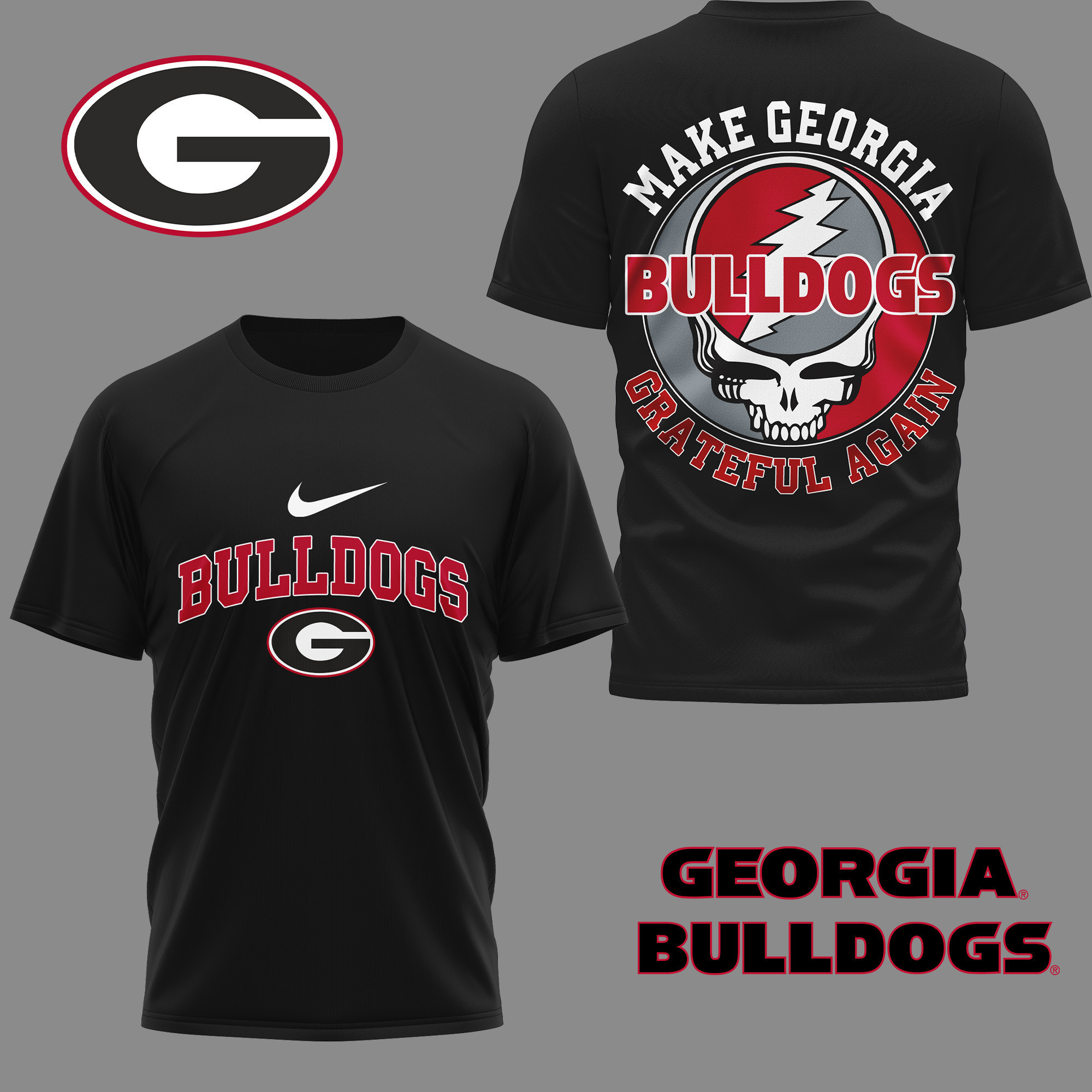 Georgia Bulldogs | Premium Grateful Game Day 3D Shirt TTH2105254