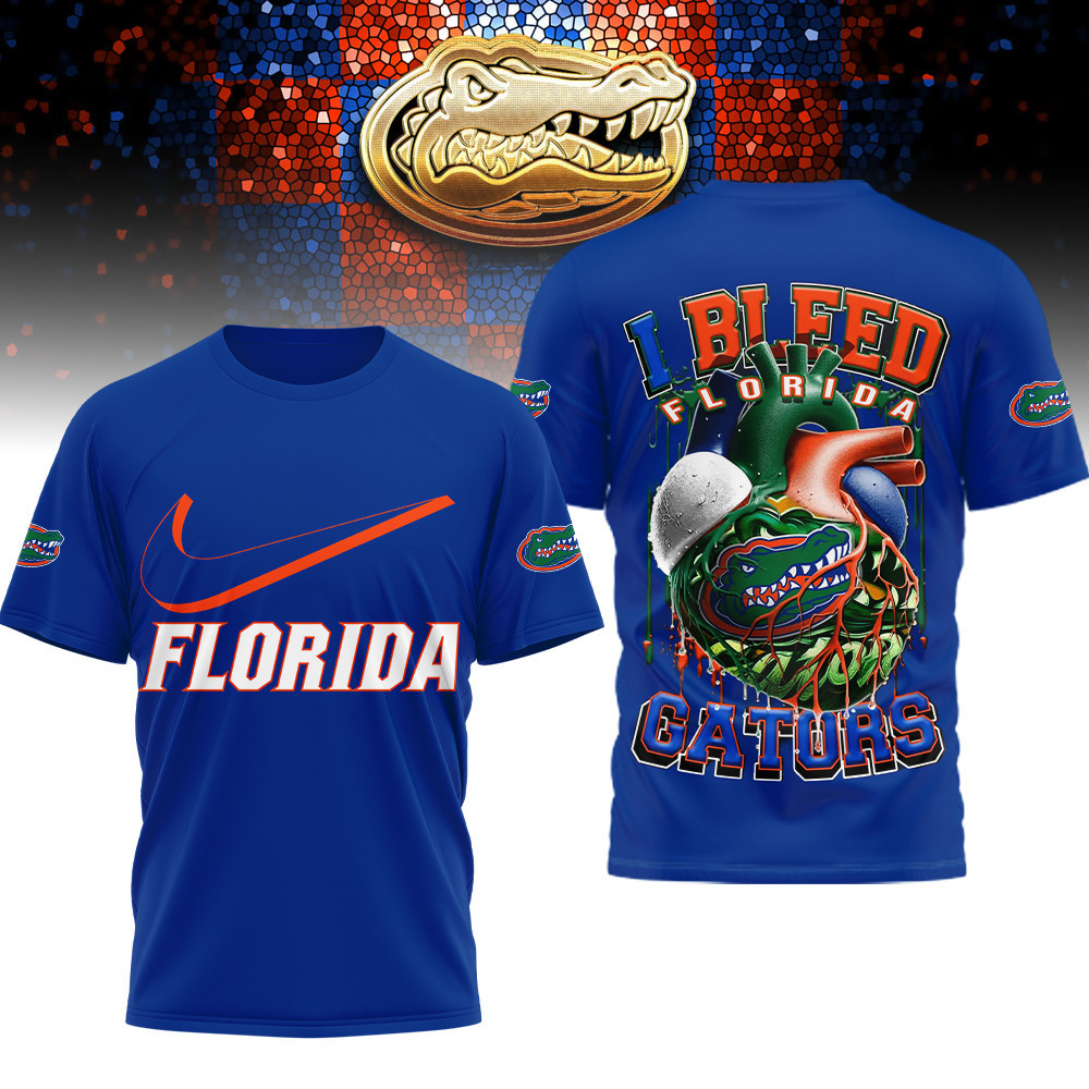 Florida Gators | Premium NCAA I Bleed 3D Shirt TTH2105233 - Image 2