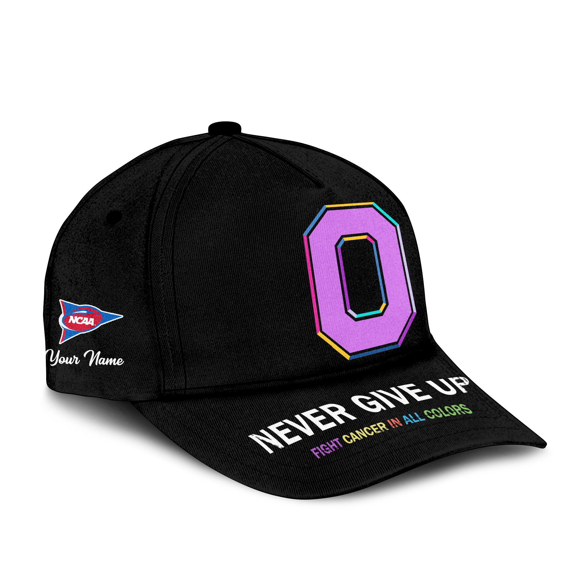 Ohio State Buckeyes | Premium Classic Cap Fight Cancer In All Colors TTH2105252 - Image 3
