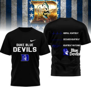 Duke Blue Devils | Premium NCAA Heartbeat of True Fan 3D Shirt TTH2105258