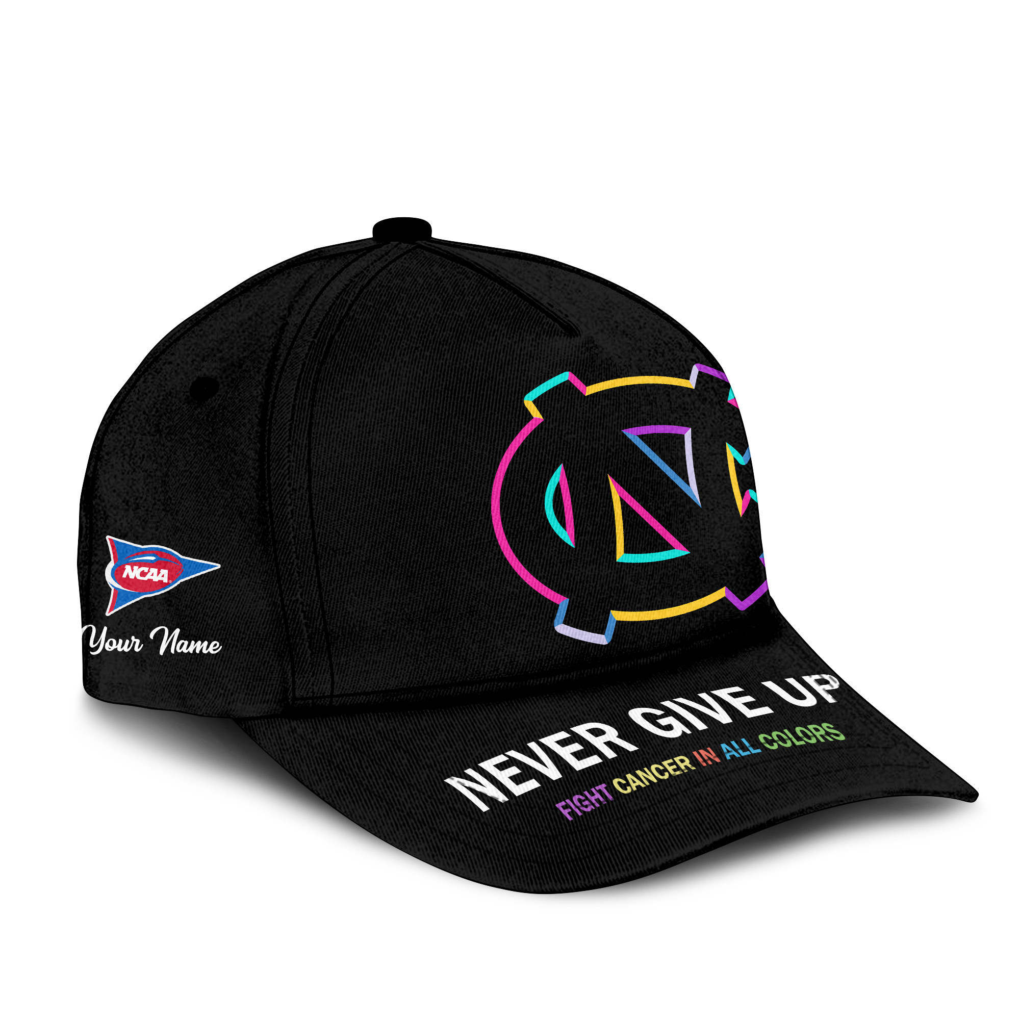 North Carolina Tar Heels | Premium Classic Cap Fight Cancer In All Colors TTH2105252 - Image 3