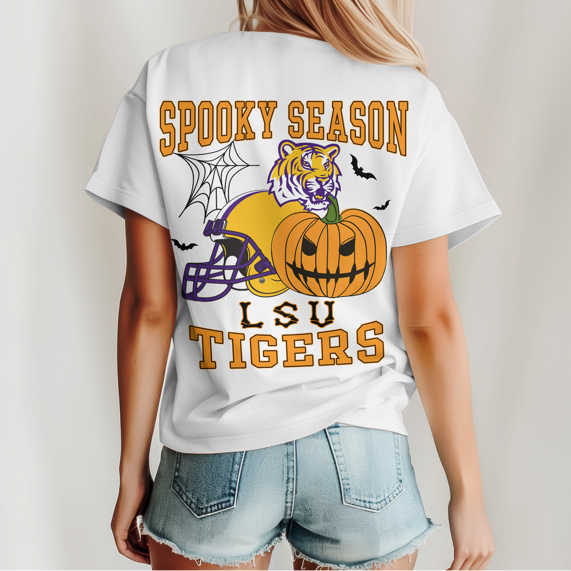 LSU Tigers | Premium Spooky Season Women’s Shirt TTH2105255 - Image 5