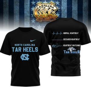 North Carolina Tar Heels | Premium NCAA Heartbeat of True Fan 3D Shirt TTH2105258