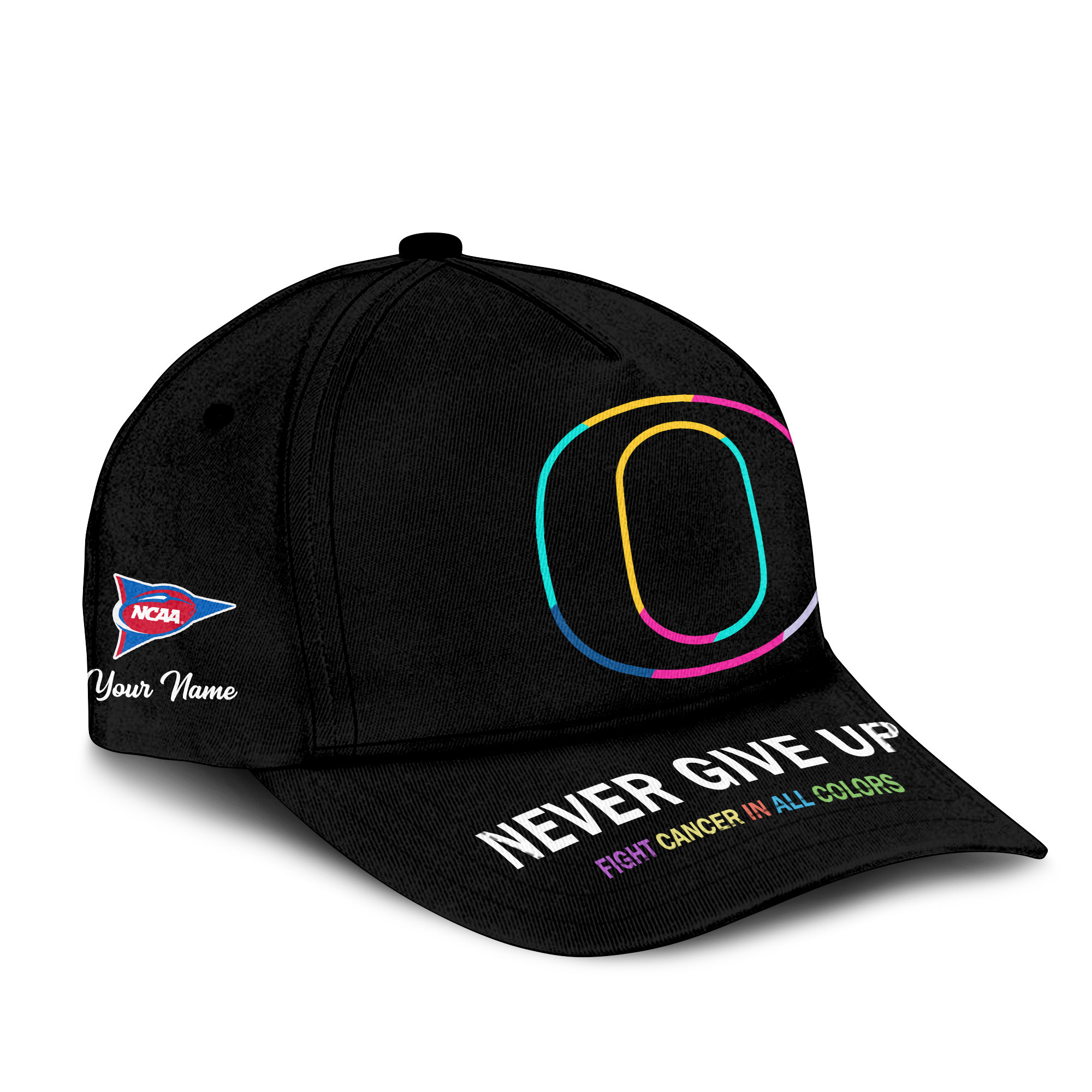 Oregon Ducks | Premium Classic Cap Fight Cancer In All Colors TTH2105252 - Image 3