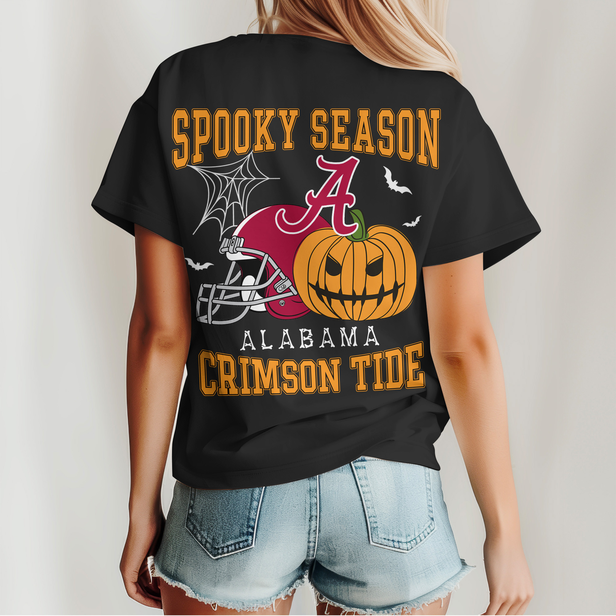 Alabama Crimson Tide | Premium Spooky Season Women’s Shirt TTH2105255 - Image 2