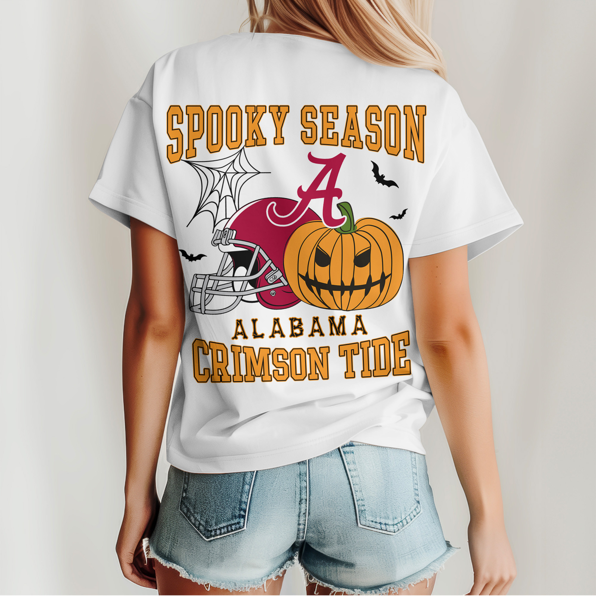 Alabama Crimson Tide | Premium Spooky Season Women’s Shirt TTH2105255 - Image 5