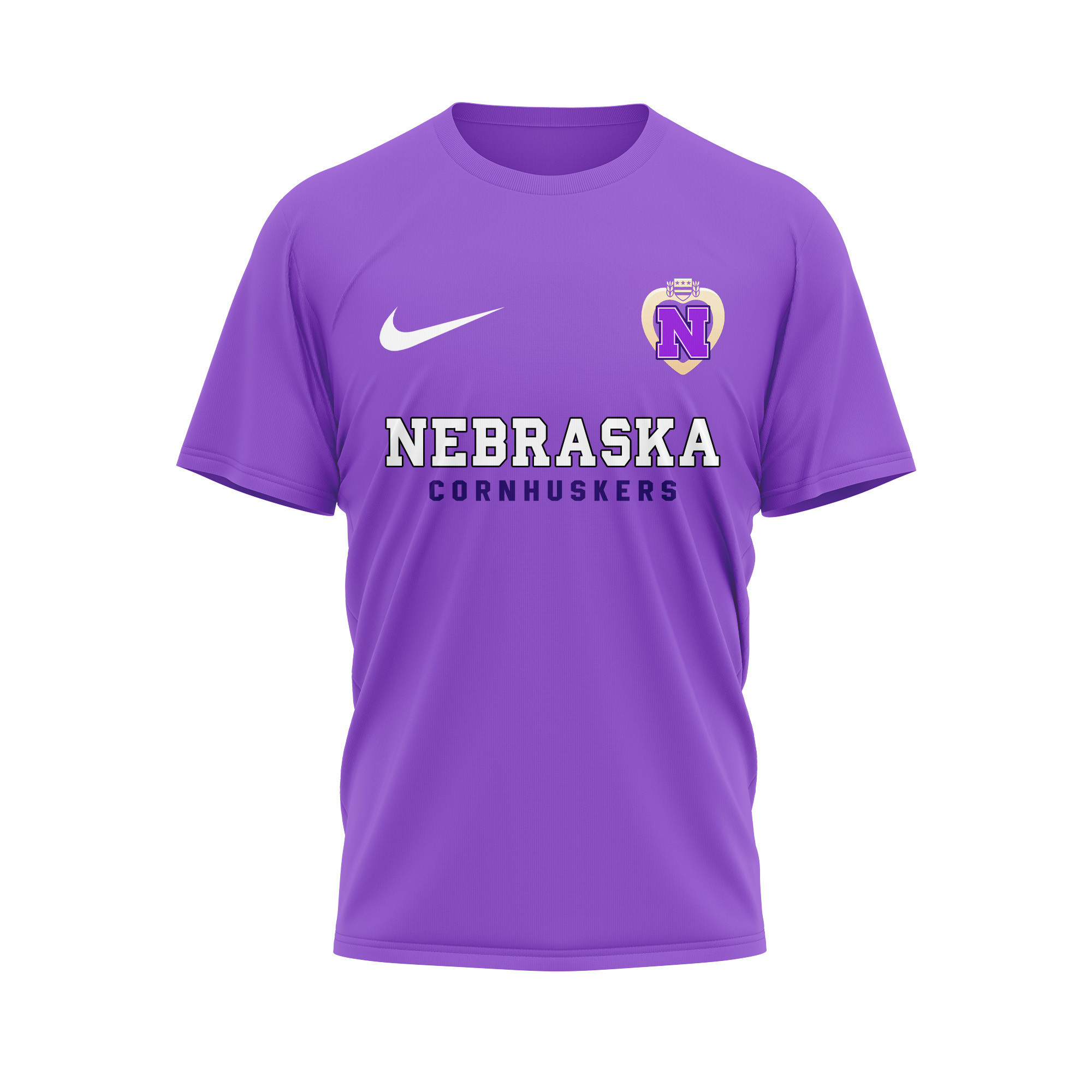 Nebraska Cornhuskers | Premium NCAA Purple Heart Day 3D Shirt TTH2105246