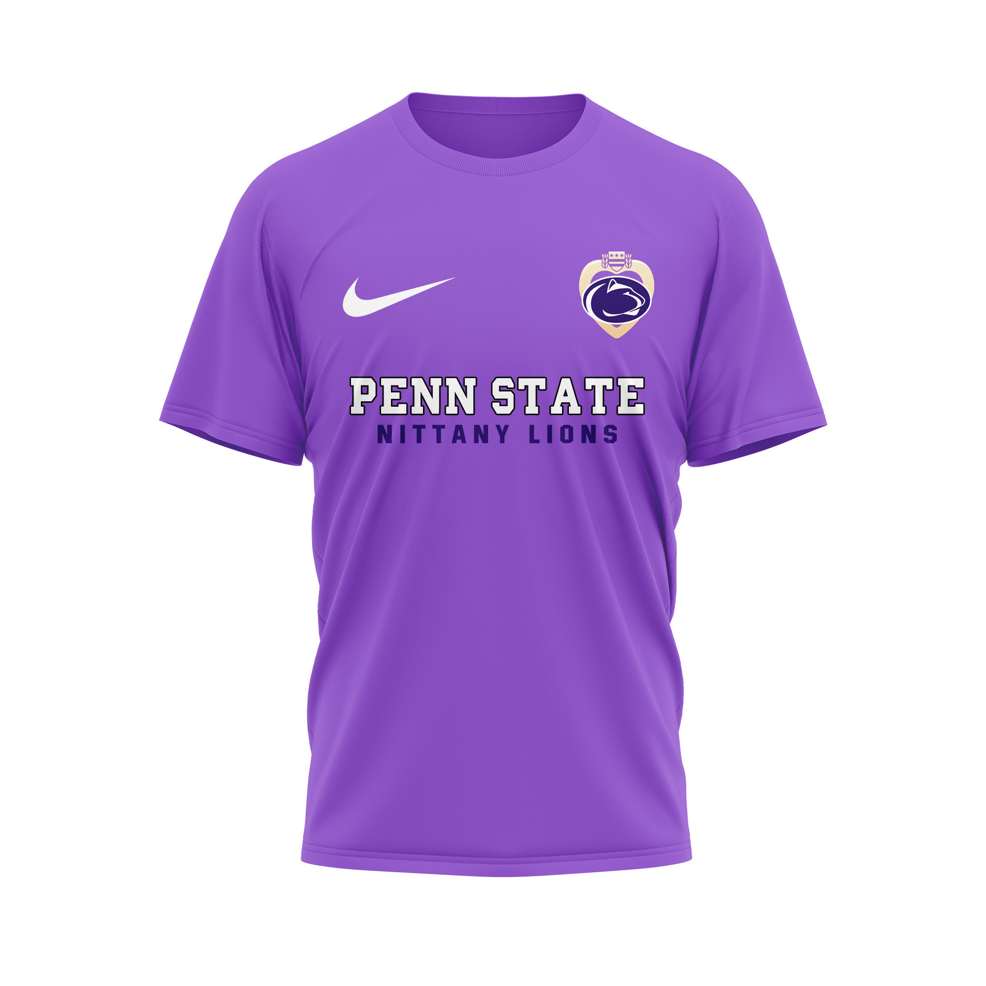 Penn State Nittany Lions | Premium NCAA Purple Heart Day 3D Shirt TTH2105246