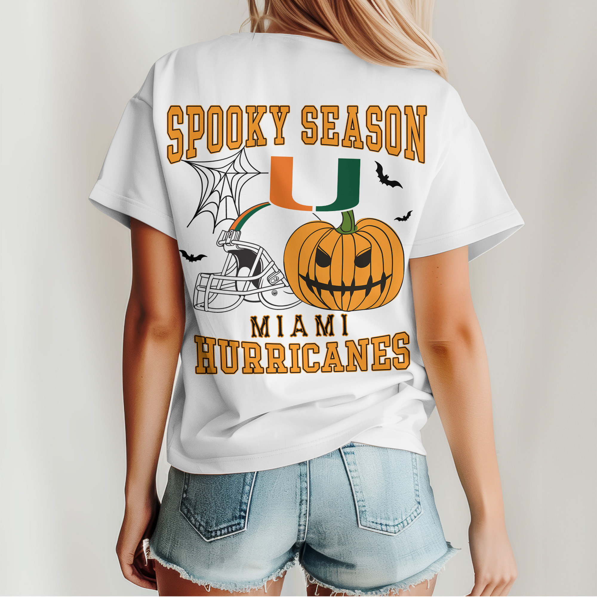 Miami Hurricanes | Premium Spooky Season Women’s Shirt TTH2105255 - Image 5