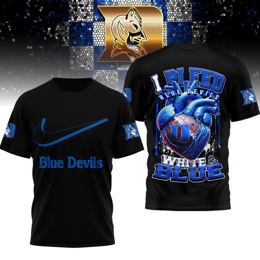 Duke Blue Devils | Premium NCAA I Bleed 3D Shirt TTH2105233
