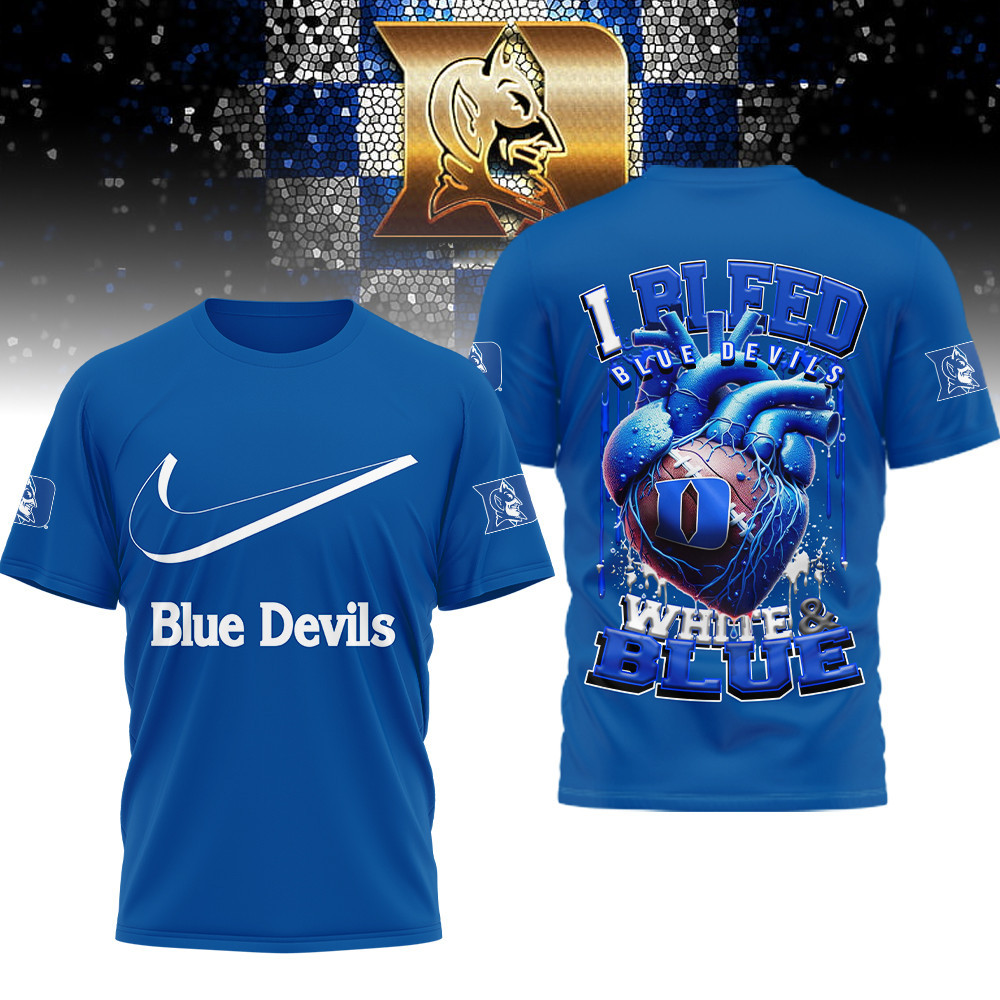 Duke Blue Devils | Premium NCAA I Bleed 3D Shirt TTH2105233 - Image 2