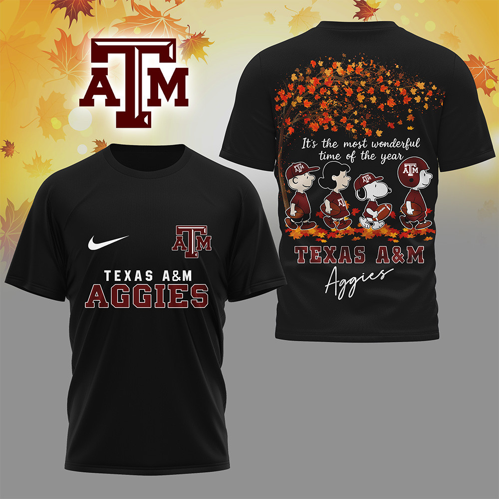 Texas A&M Aggies | Premium NCAA Fall Season 3D Shirt TTH2105238