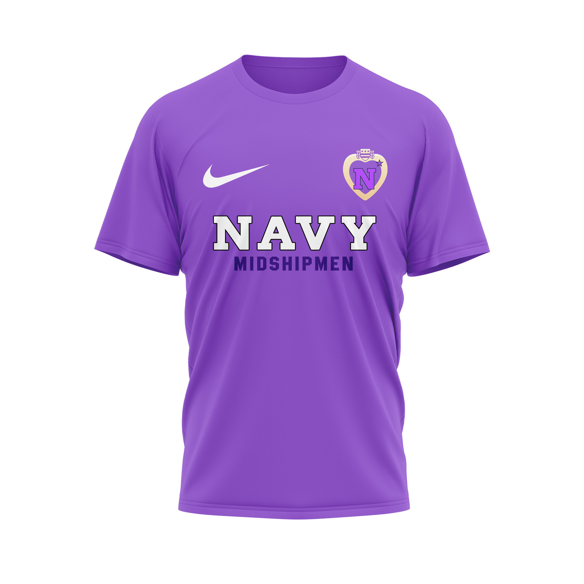 Navy Midshipmen | Premium NCAA Purple Heart Day 3D Shirt TTH2105246