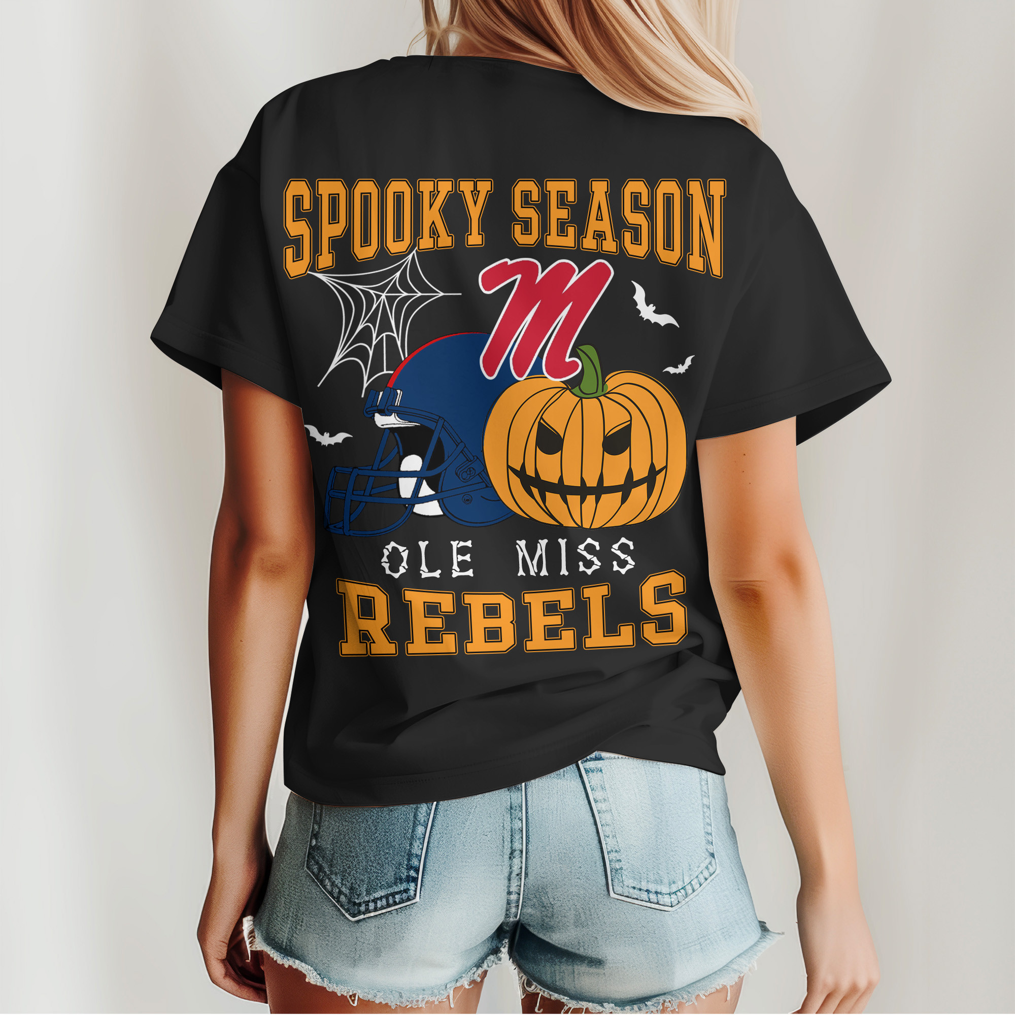 Ole Miss Rebels | Premium Spooky Season Women’s Shirt TTH2105255 - Image 2