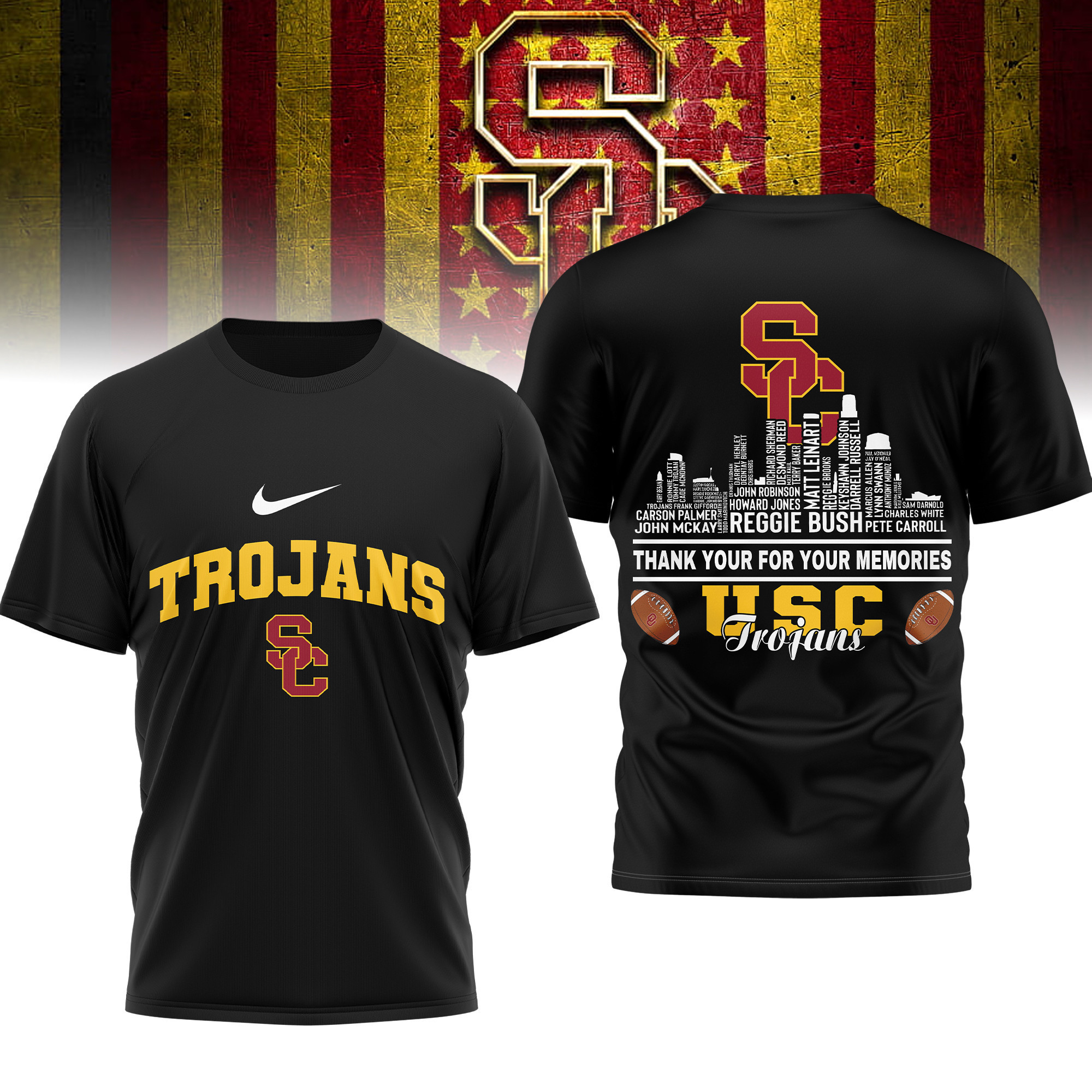 USC Trojans | Premium Legends of the Game 3D Shirt TTH2105263