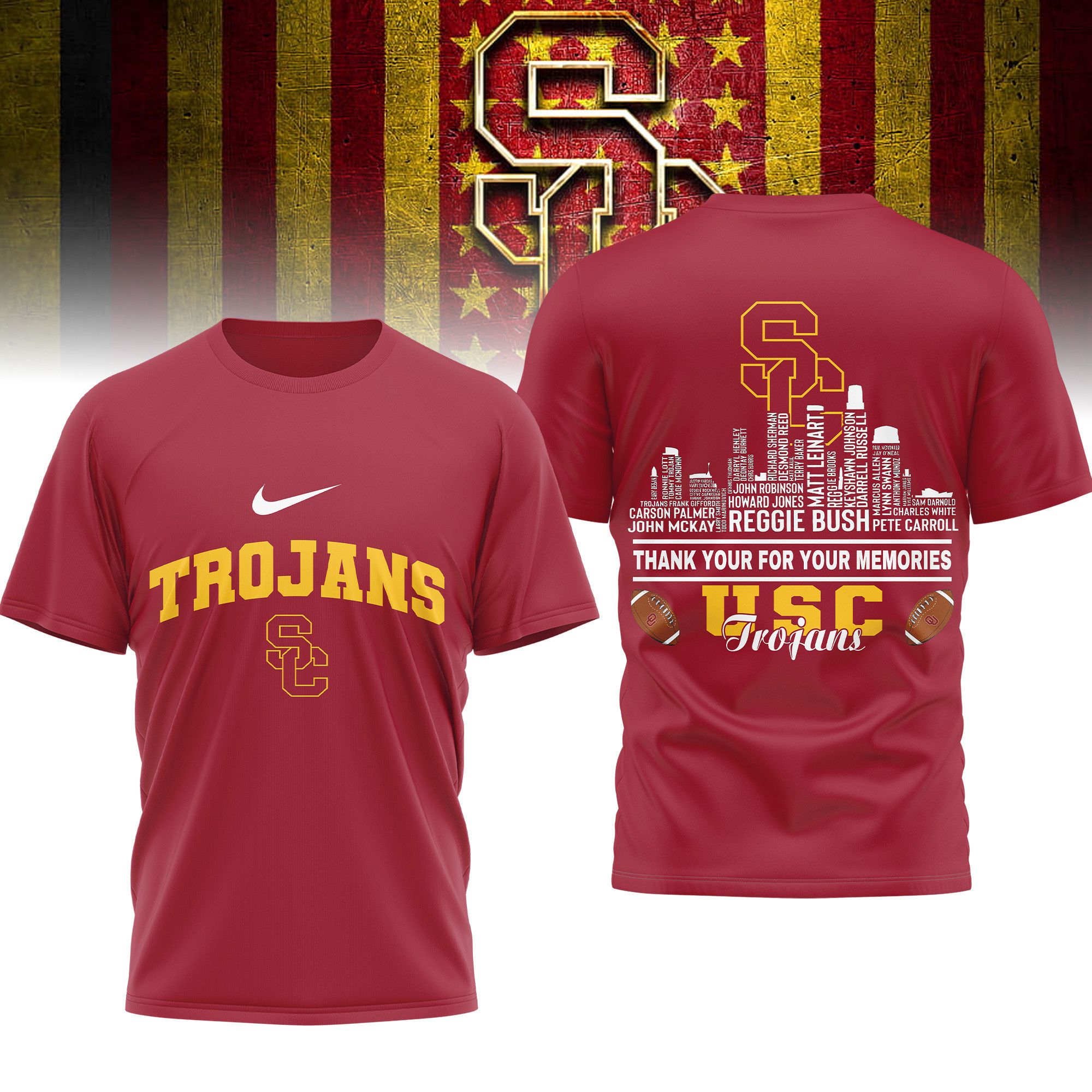 USC Trojans | Premium Legends of the Game 3D Shirt TTH2105263 - Image 2