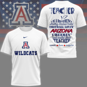 Arizona Wildcats | Premium Teacher Pride 3D Shirt TTH2105261