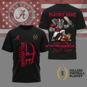 Alabama Crimson Tide | Premium NCAA College Football Playoff Game 3D Shirt TTH2105273