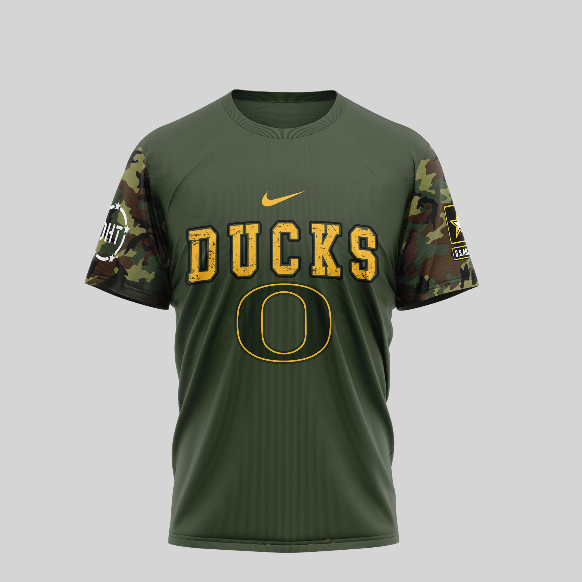 Oregon Ducks | Premium U.S.Army 3D Shirt TTH2105280 - Image 2