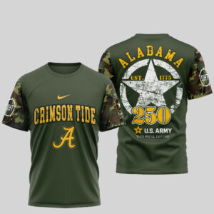 Alabama Crimson Tide | Premium U.S.Army 3D Shirt TTH2105280