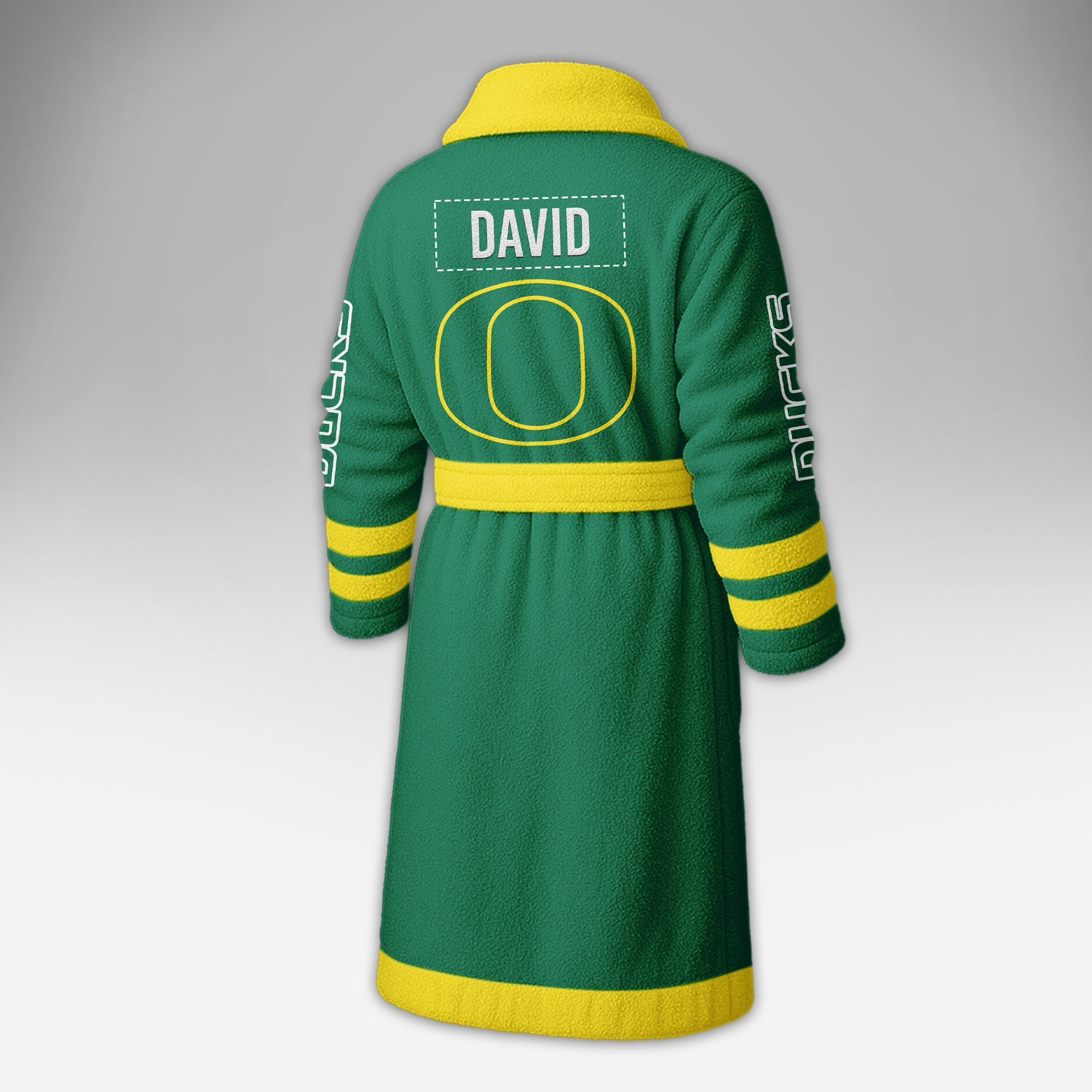 Oregon Ducks | Premium NCAA Fleece Bathrobe TTH2105284 - Image 3