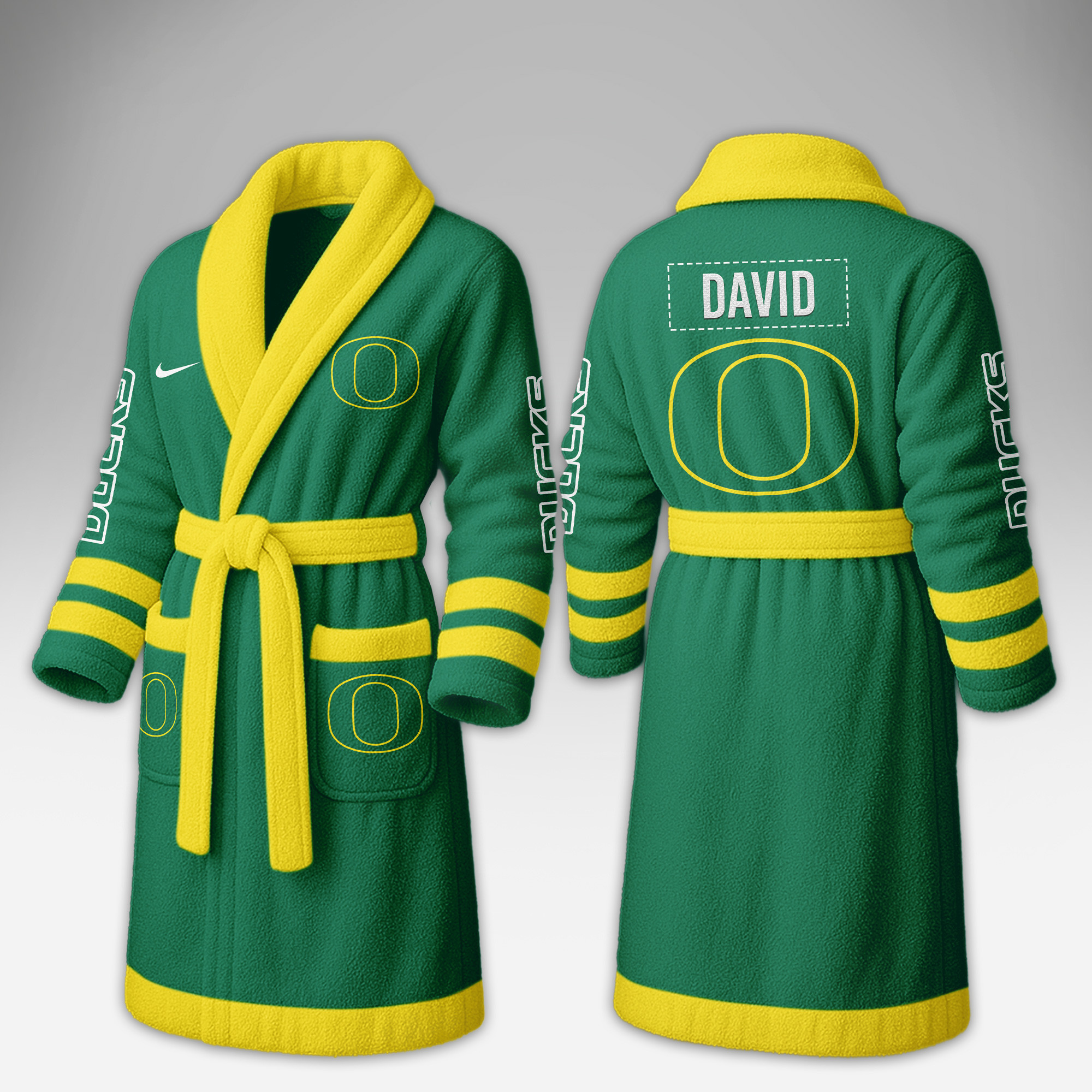 Oregon Ducks | Premium NCAA Fleece Bathrobe TTH2105284