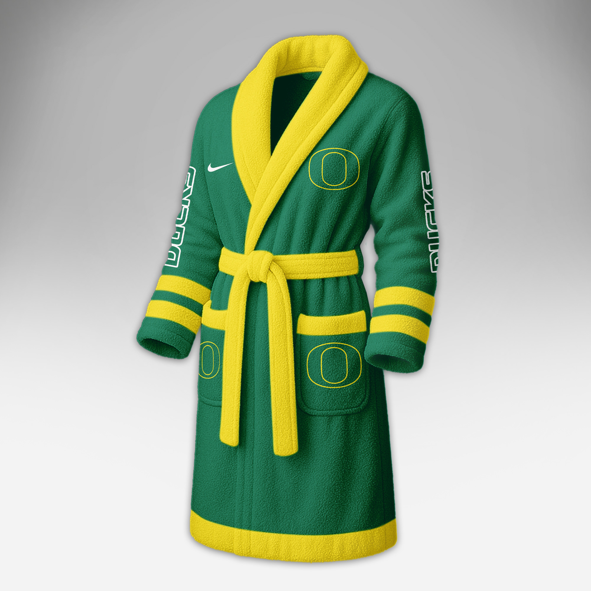 Oregon Ducks | Premium NCAA Fleece Bathrobe TTH2105284 - Image 4