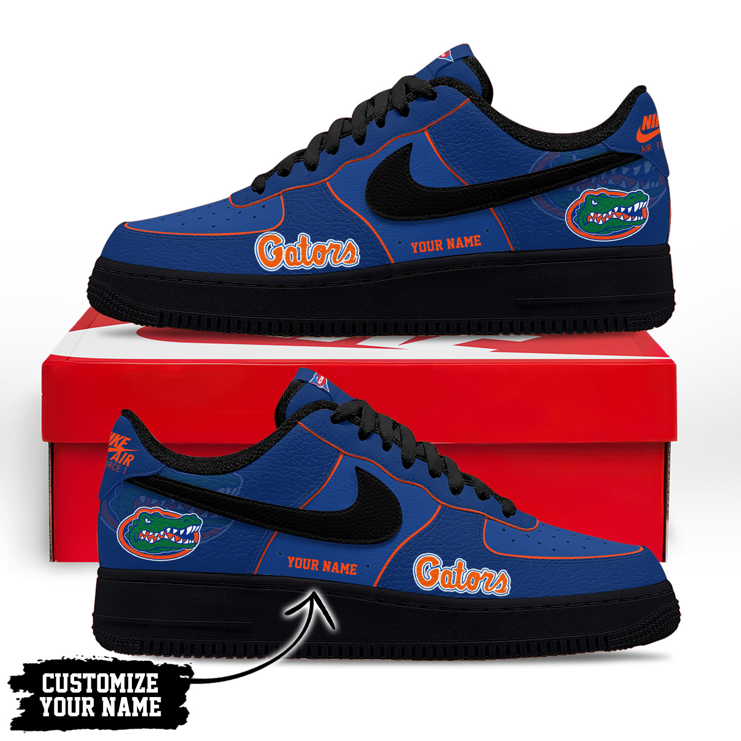 Florida Gators x Premium NCAA Limited Edition Custom AF1 Shoes – Gift for Fans TTH190534