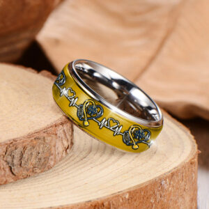Notre Dame Fighting Irish | Premium Silver Tungsten Nurse Ring – Perfect Gift For Fan TTH2105114