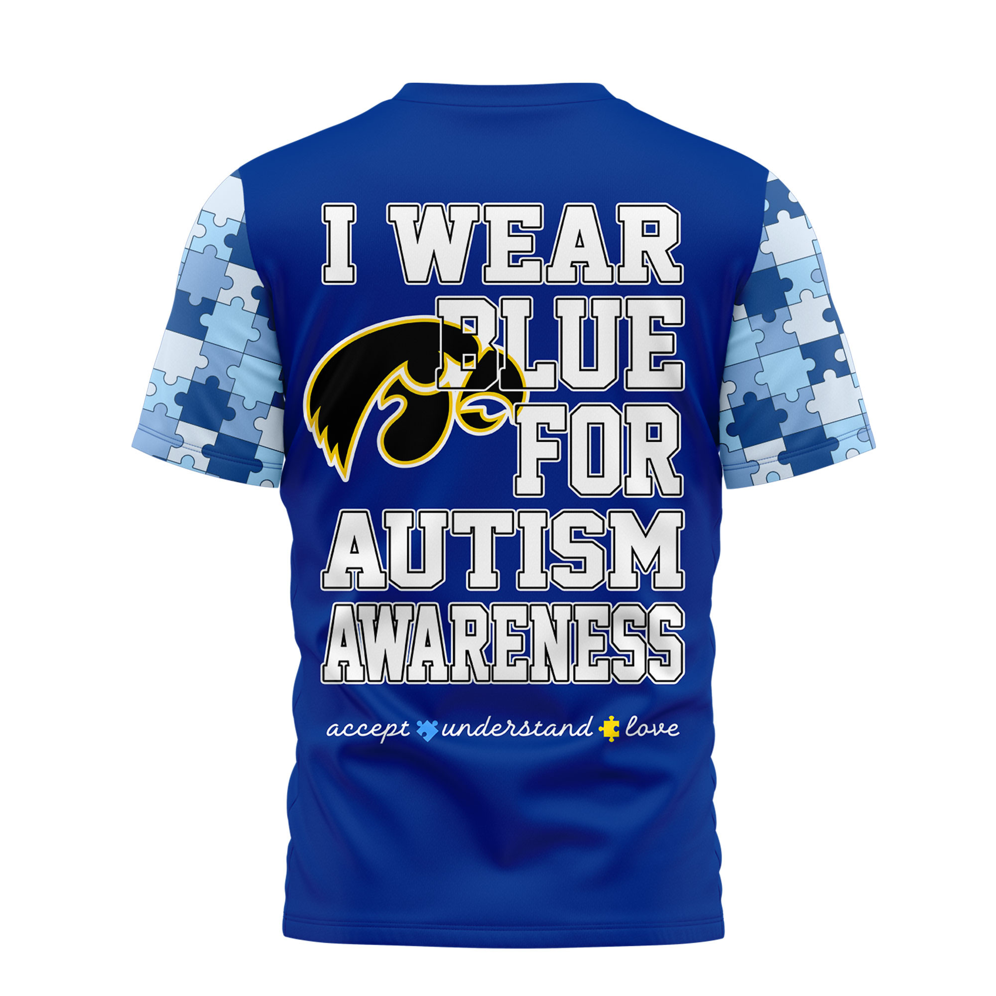 Iowa Hawkeyes | Premium NCAA Autism Strong 3D Shirt TTH2105279 - Image 2