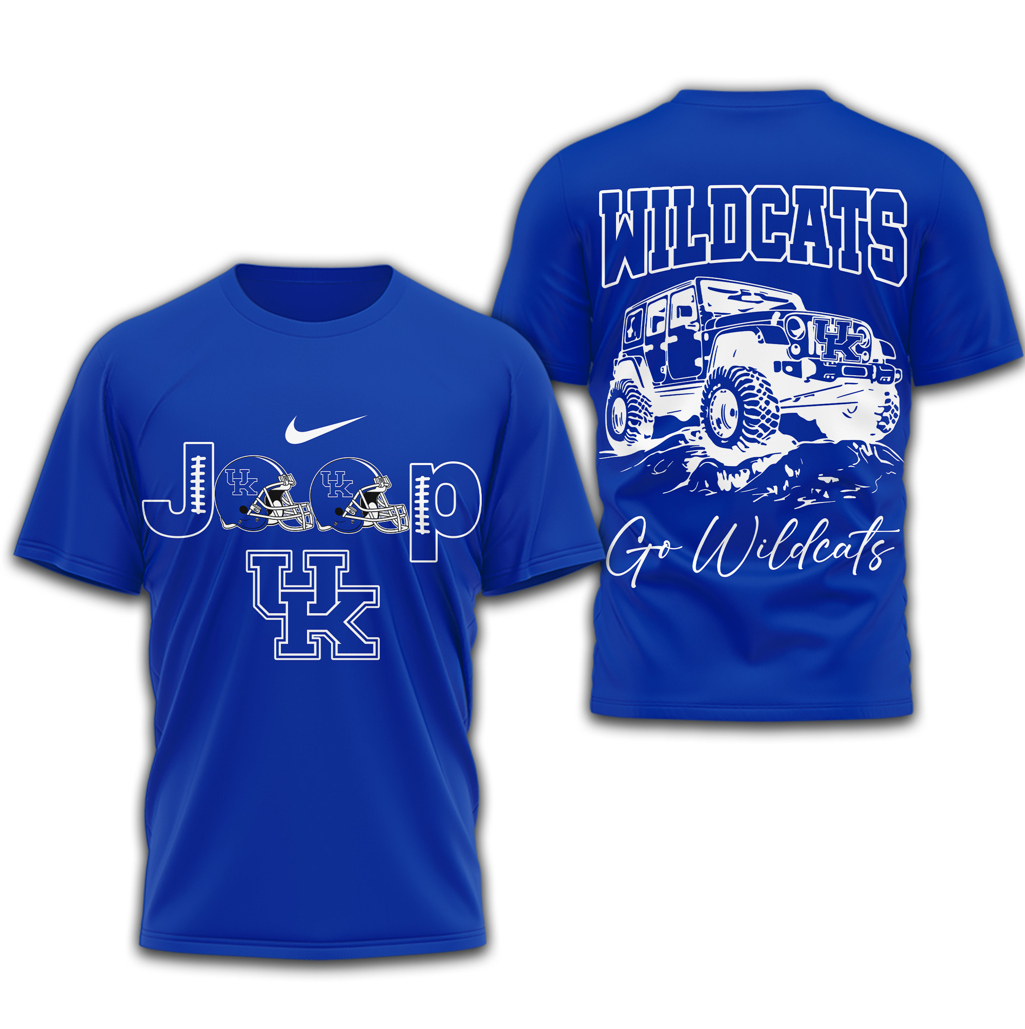 Kentucky Wildcats | Premium NCAA Jeep 3D Shirt TTH2105266 - Image 2