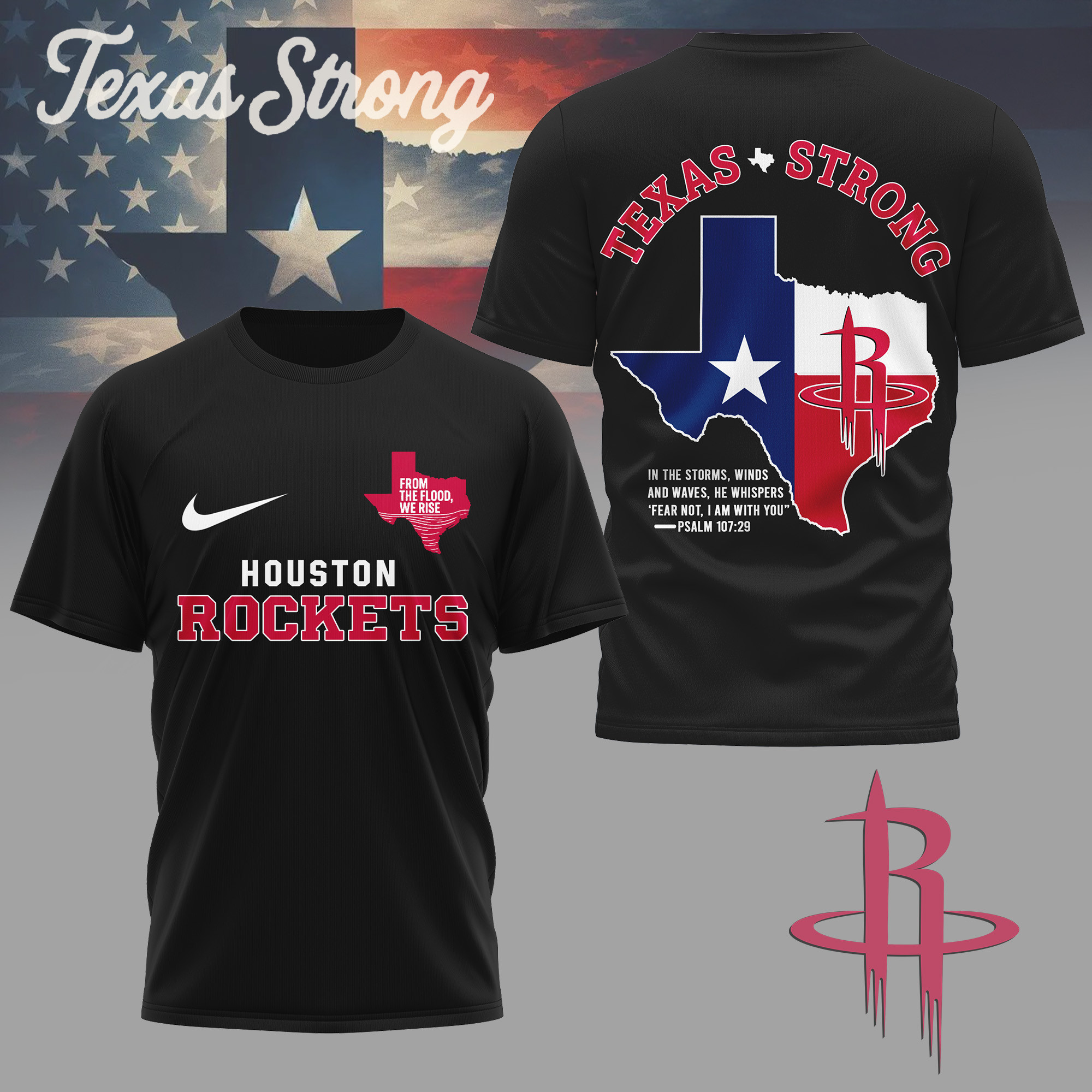 Houston Rockets | Premium Texas Strong 3D Shirt TTH2105290
