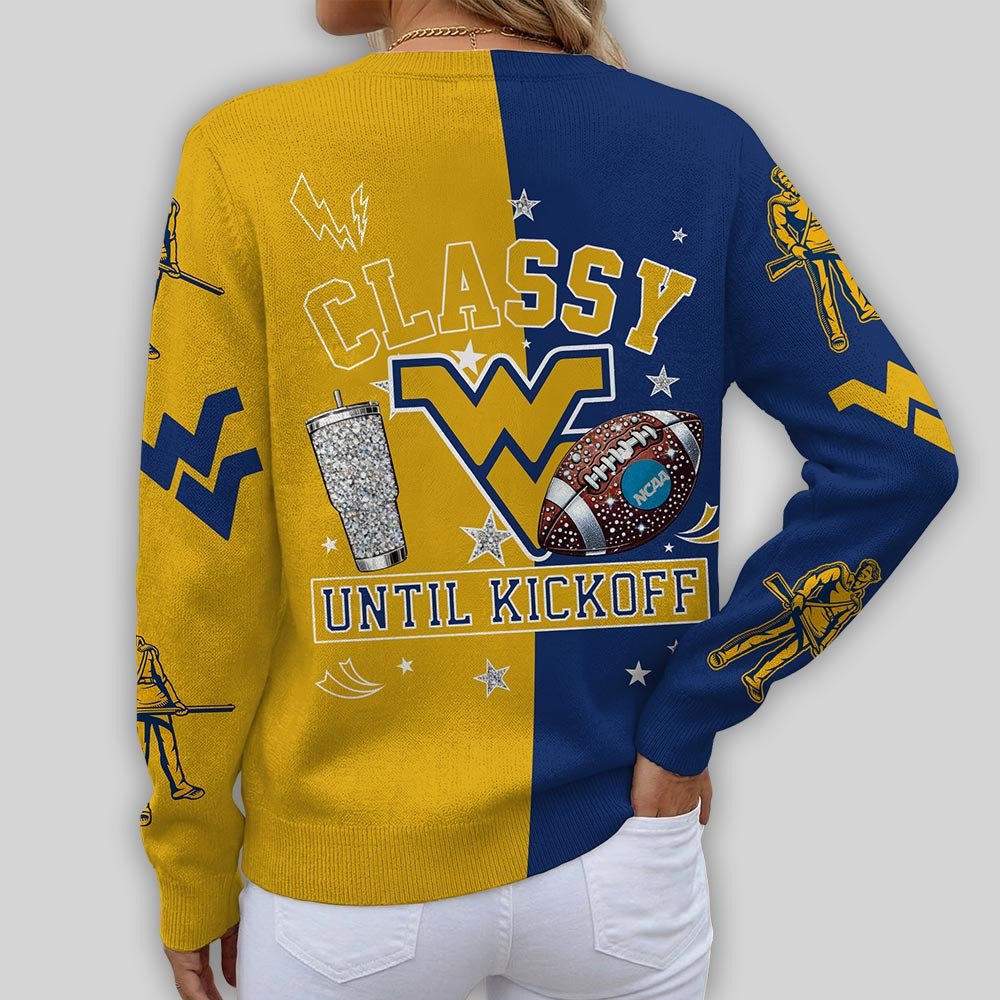 West Virginia Mountaineers | Premium NCAA Game Day V-Neck Cardigan TTH2105269