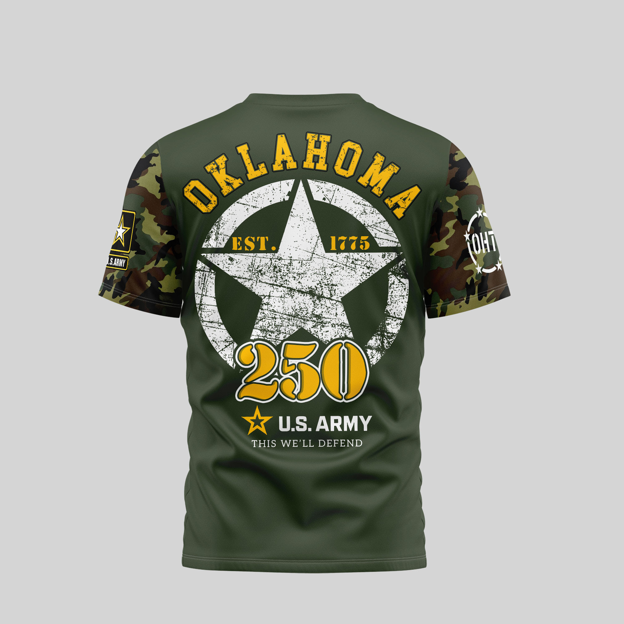 Oklahoma Sooners | Premium U.S.Army 3D Shirt TTH2105280 - Image 3