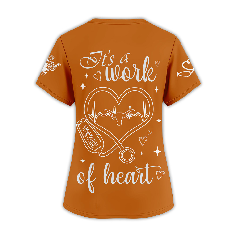 Texas Longhorns | Premium NCAA Nurse Pride 3D Shirt TTH2105298 - Image 2