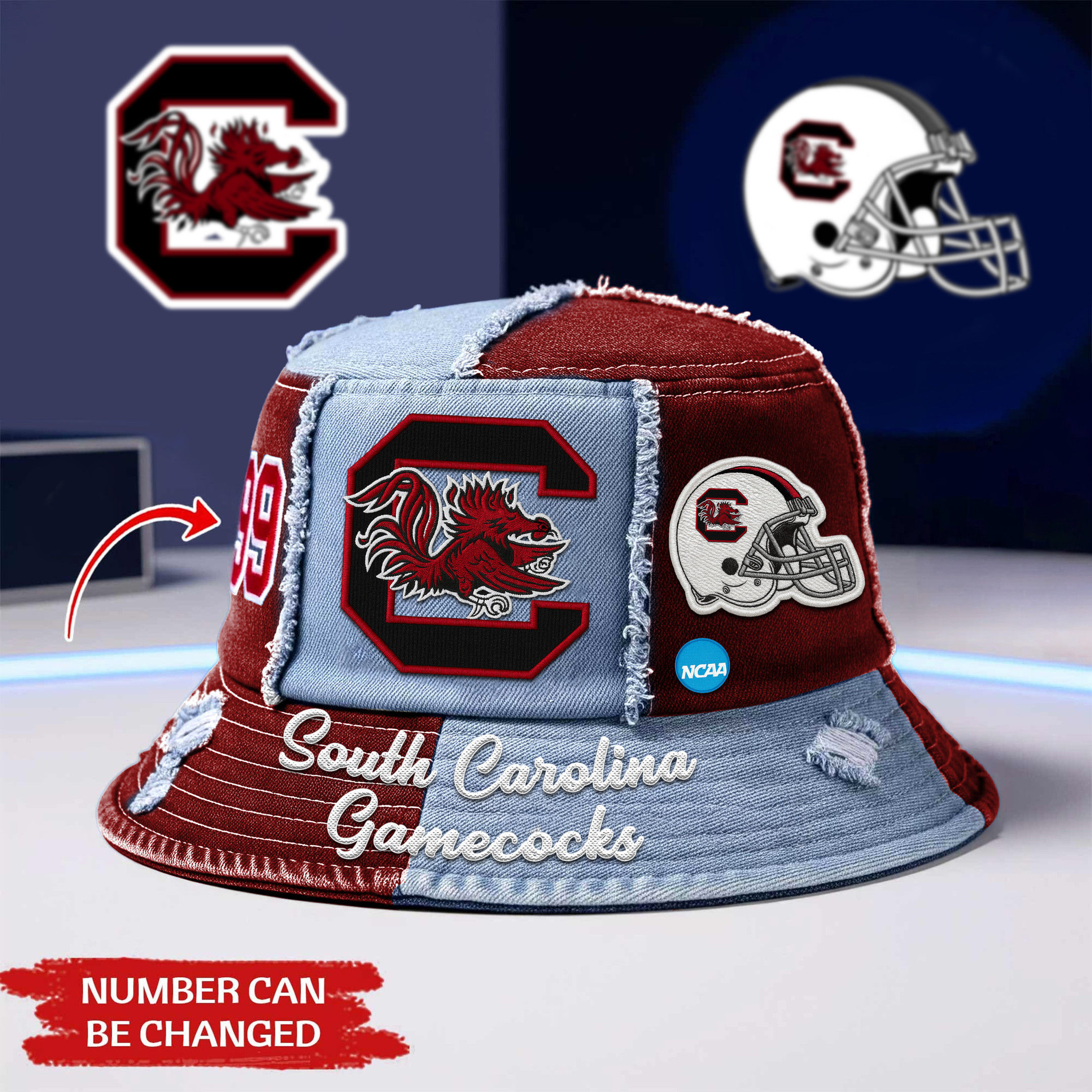 South Carolina Gamecocks | Premium Bucket Hat TTH2105123 - Image 2