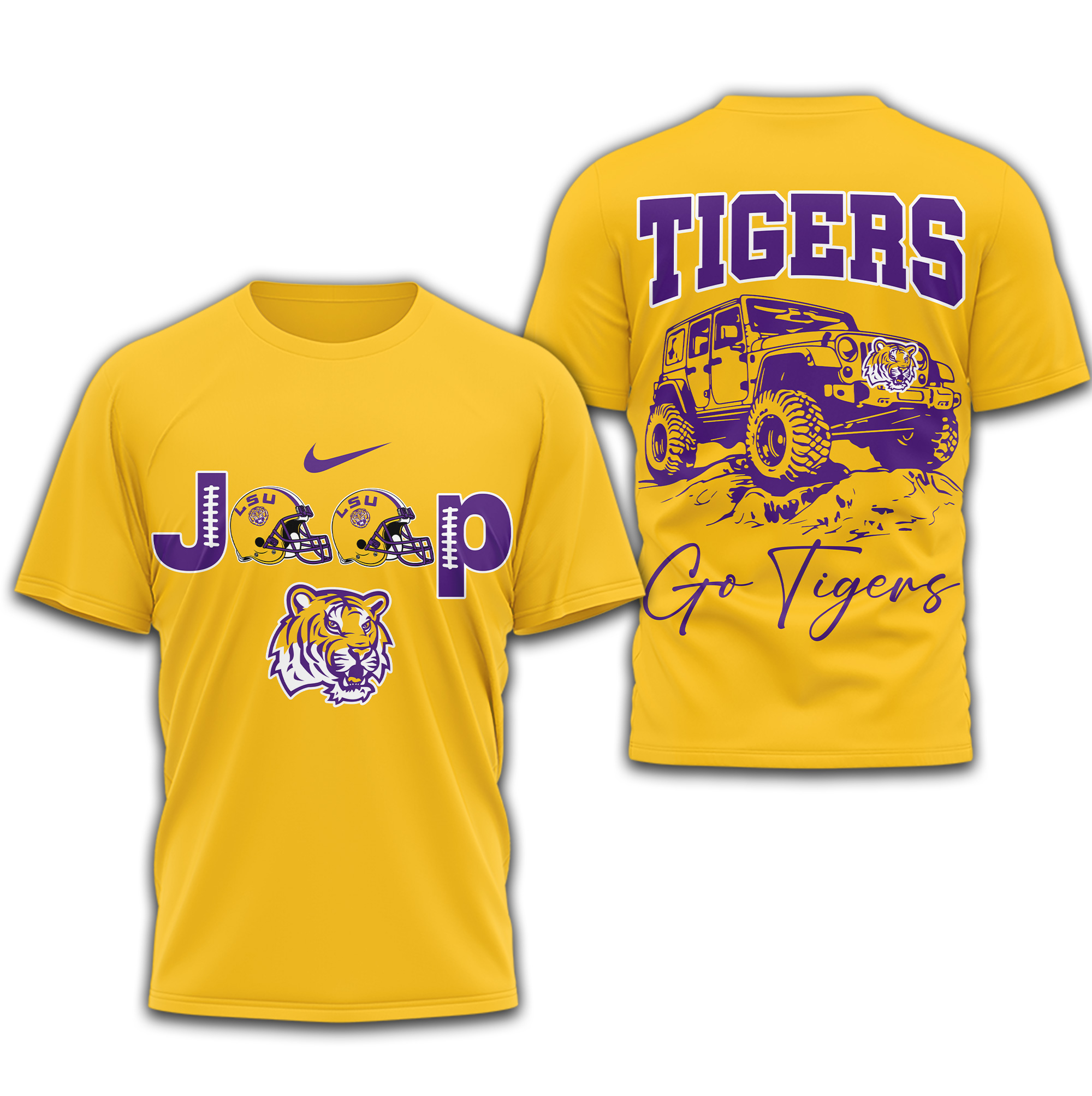 LSU Tigers | Premium NCAA Jeep 3D Shirt TTH2105266 - Image 3
